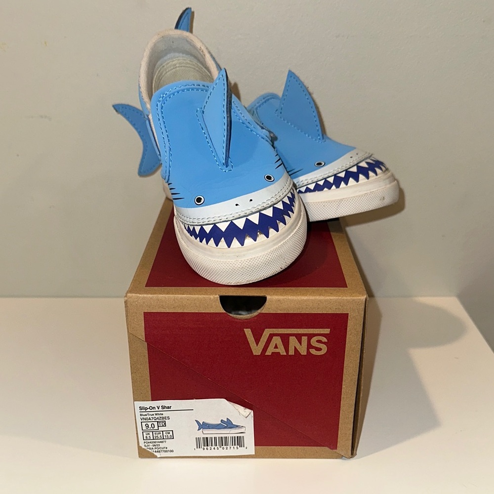 Vans Kids Blue Shark Sneakers